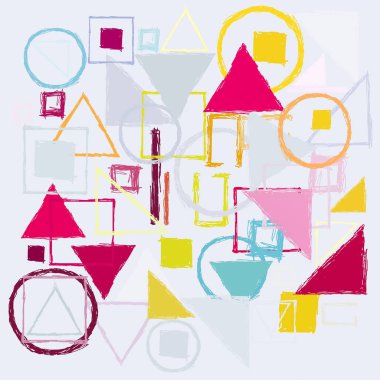 Geometrik desenli soyut doku