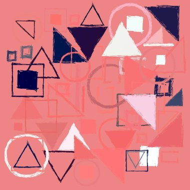 Geometrik desenli soyut doku