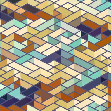 Geometrik desenli soyut doku