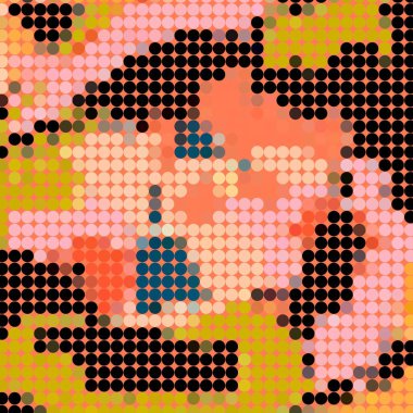 Geometrik desenli soyut arkaplan