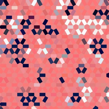 Renk fraktal geometrik soyut desen