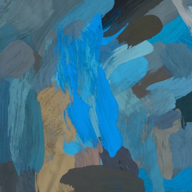 Tuval arka plan üzerine yağlıboya