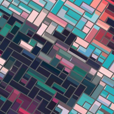 Geometrik desenli soyut doku