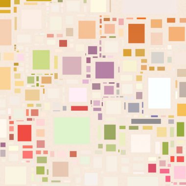 Soyut sanat dokusu. Kareler ile renkli doku. Modern sanat eserleri. Renkli görüntü