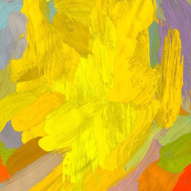 Tuval arka plan üzerine yağlıboya