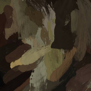 Tuval el yapımı yağlıboya. Renkli doku. Fırça darbeleri.