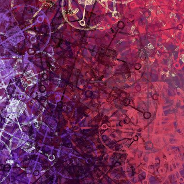 Pembe çiçekli soyut arkaplan