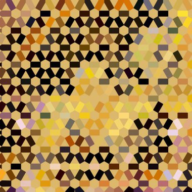 Renk fraktal geometrik soyut desen