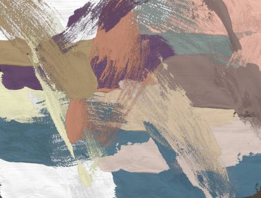 El yapımı tuvale yağlı boya. Soyut sanat dokusu. Renkli doku. Modern sanat eserleri. Yağlı boya darbeleri. Fırça darbeleri. Modern sanat. Çağdaş sanat. Sanatsal tuval.  