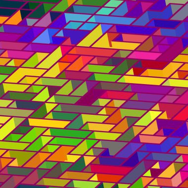 Geometrik desenli soyut doku