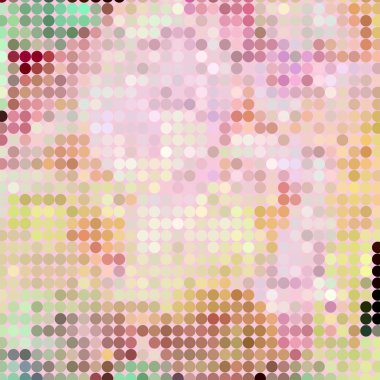 Çiçeklerle soyut renkli arkaplan