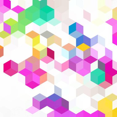 Geometrik desenlerle soyut sanat dokusu