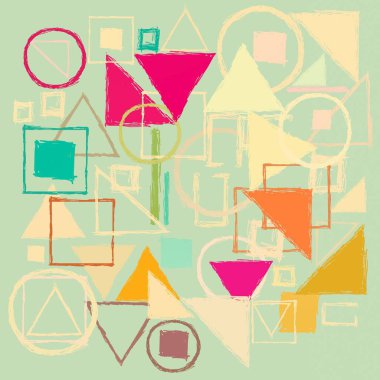 Geometrik desenli soyut doku