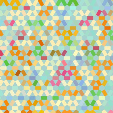 Renk fraktal geometrik soyut desen