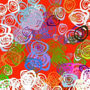 sorunsuz geçmiş ile çiçek desenli