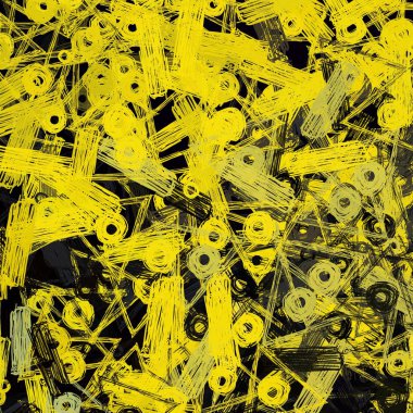 Sarı çiçekli soyut arkaplan