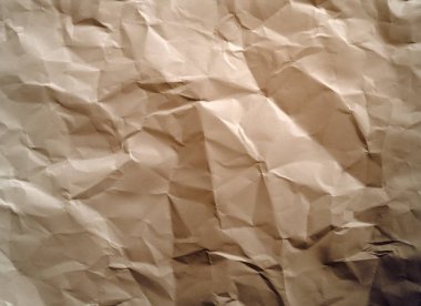 Buruşmuş kağıt dokusu arkaplanı.