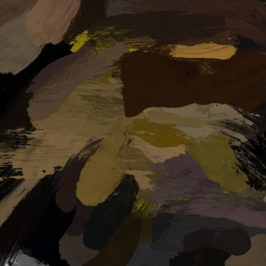 Tuval arka plan üzerine yağlıboya