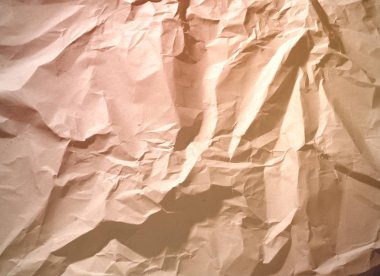 Buruşmuş kağıt dokusu arkaplanı.