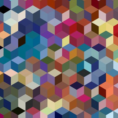 Geometrik desenlerle soyut sanat dokusu