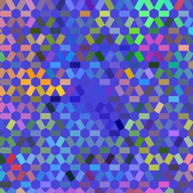 Renk fraktal geometrik soyut desen