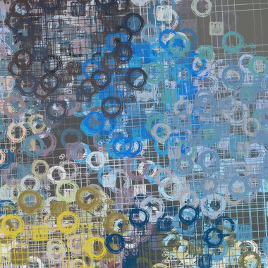 Kağıt üzerine el yapımı kömür çizimi. Soyut sanat dokusu. Renkli doku. Modern sanat eserleri. Modern sanat. Çağdaş sanat. Sanatsal tuval