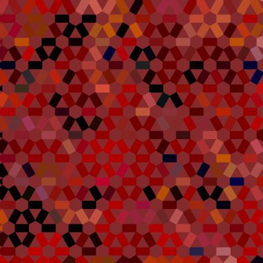 Renk fraktal geometrik soyut desen