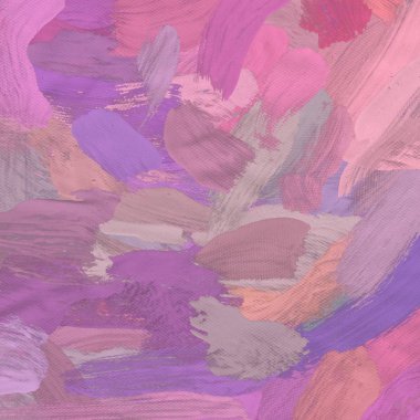 Tuval el yapımı yağlıboya. Renkli doku. Fırça darbeleri. Renkli görüntü. Modern sanat. Çağdaş sanat.