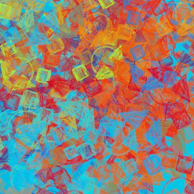 Metin için alanı olan renkli arkaplan