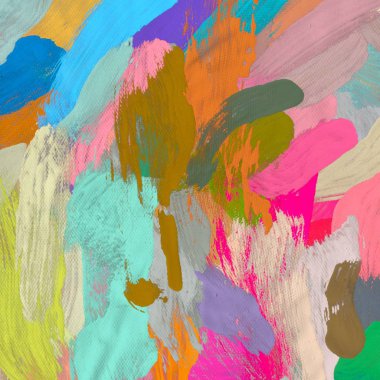 El yapımı tuvale yağlı boya. Soyut sanat dokusu. Renkli doku. Modern sanat eserleri. Yağlı boya darbeleri. Fırça darbeleri. Modern sanat. Çağdaş sanat. Sanatsal tuval.