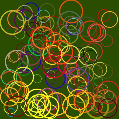 daire elemanları ile vektör arka plan