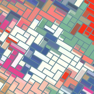 Geometrik desenli soyut doku