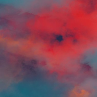 uzay ile renkli gökyüzü arka plan