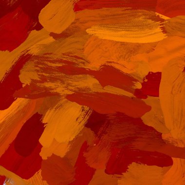 Tuval arka plan üzerine yağlıboya