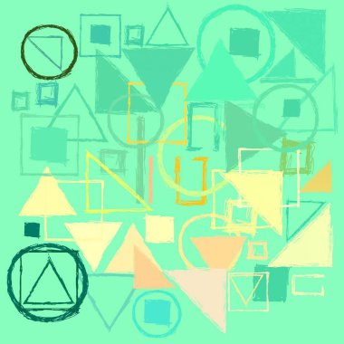 Geometrik desenli soyut doku