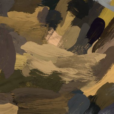 Tuval arka plan üzerine yağlıboya