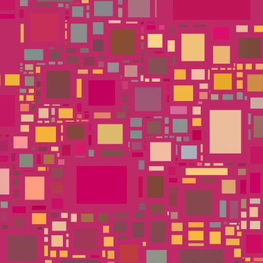 Soyut sanat dokusu. Kareler ile renkli doku. Modern sanat eserleri. Renkli görüntü