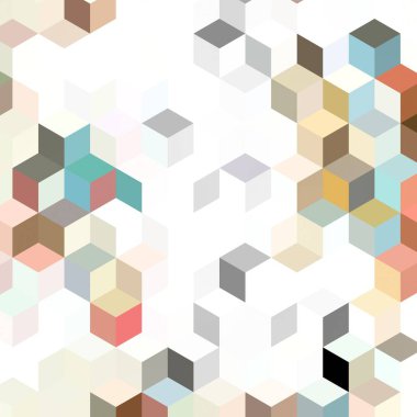 Geometrik desenlerle soyut sanat dokusu