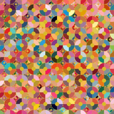 Konfeti, renkli ve yuvarlak