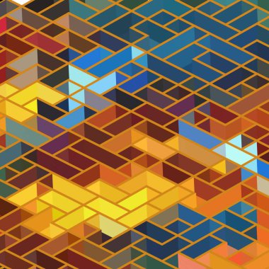 Geometrik desenli soyut doku