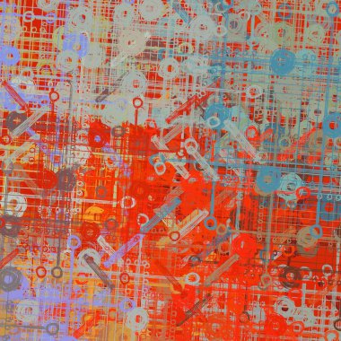 Metin için alanı olan soyut grunge arkaplanı