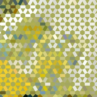 Renk fraktal geometrik soyut desen