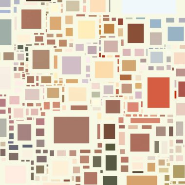 Soyut sanat dokusu. Kareler ile renkli doku. Modern sanat eserleri. Renkli görüntü