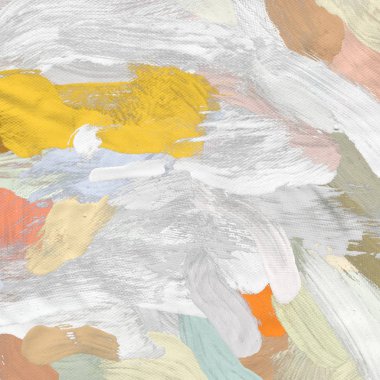 El yapımı tuvale yağlı boya. Soyut sanat dokusu. Renkli doku. Modern sanat eserleri. Yağlı boya darbeleri. Fırça darbeleri. Modern sanat. Çağdaş sanat. Sanatsal tuval.