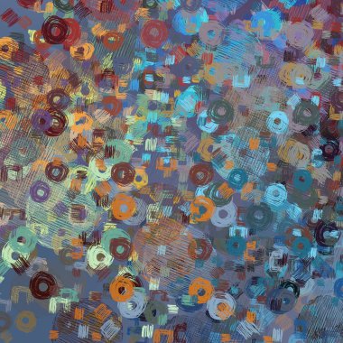 Çiçekli, soyut, pürüzsüz desen