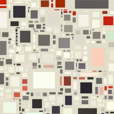 Soyut sanat dokusu. Kareler ile renkli doku. Modern sanat eserleri. Renkli görüntü