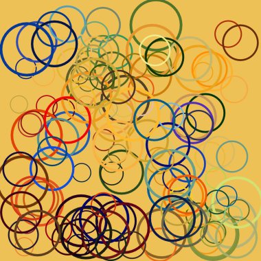 daire elemanları ile vektör arka plan