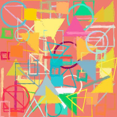 modern soyut geometrik desen arka plan