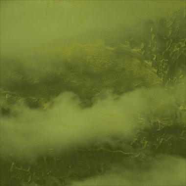 bulutlar ile yeşil gökyüzü arka plan