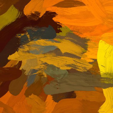 Tuval el yapımı yağlıboya. Renkli doku. Fırça darbeleri. Renkli görüntü. Modern sanat. Çağdaş sanat.